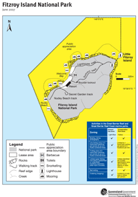 Fitzroy Island Map